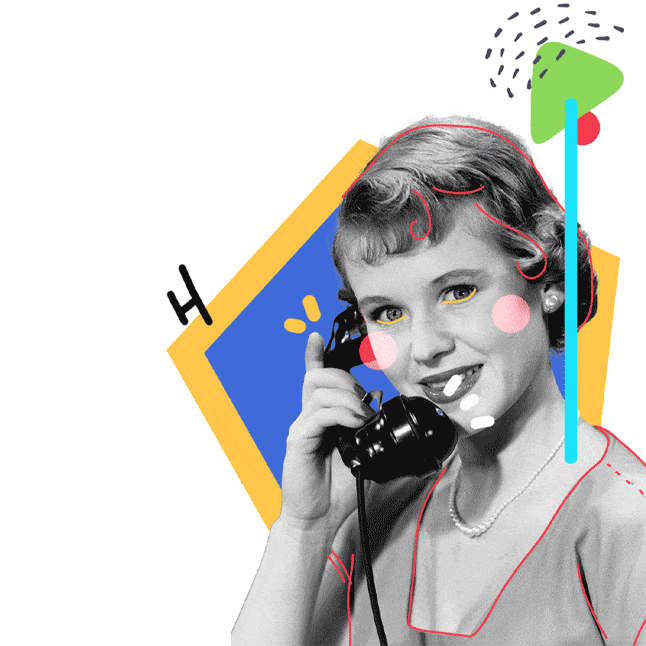 Animated graphic encouraging users to send a project brief to Boch & Fernsh, an advertising agency